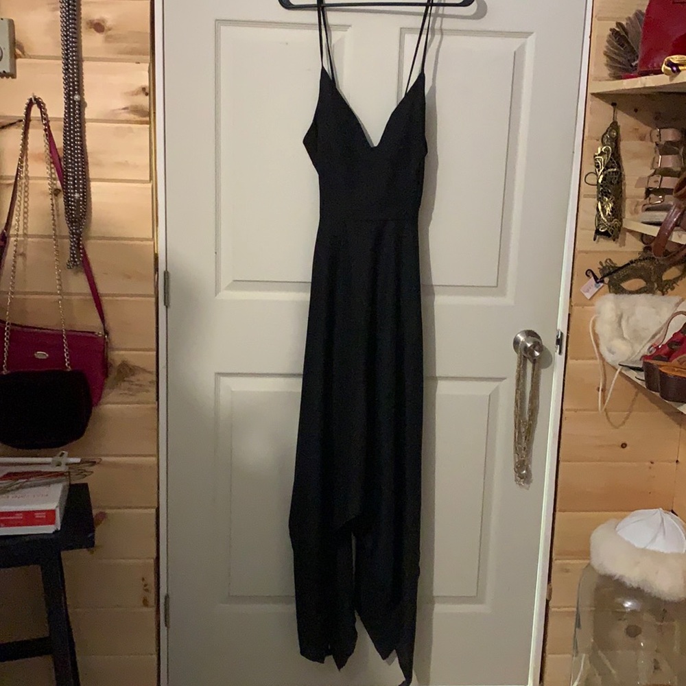 New black hankerchief dress